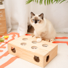 New MewooFun Cat Toys Interactive Whack-a-mole Solid Wood Toys for Indoor Cats Kitten Catch Mice Game US Stock Dropshippin WG320